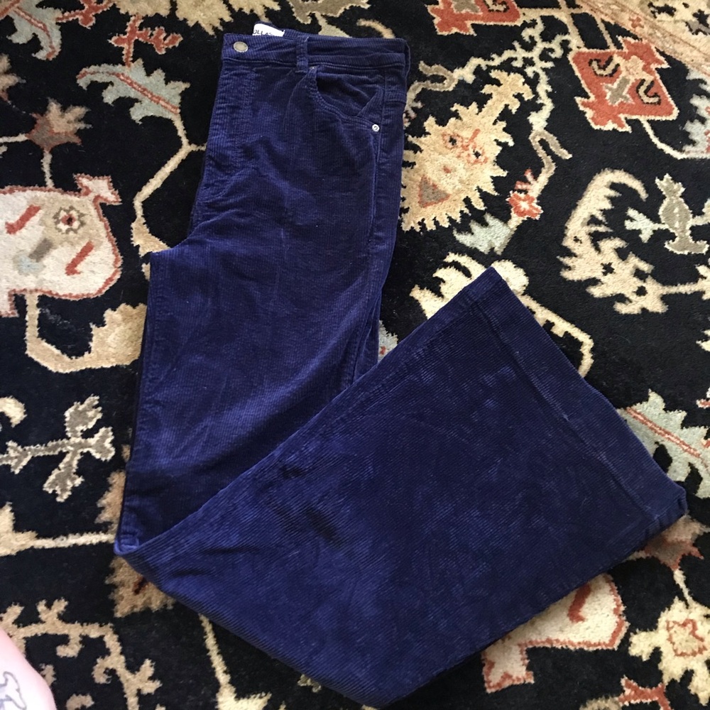 East Coast Flares in Midnight, Whale Cord.